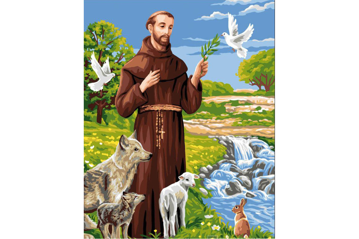 Royal Paris - Needlepoint Canvas Francis of Assisi Royal Paris - Needlepoint Canvas Francis of Assisi