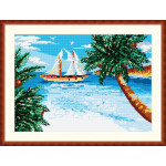 Quadro Mezzo Punto - Paesaggio di Mare