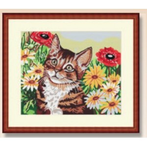 Needlepoint Canvas - Cat