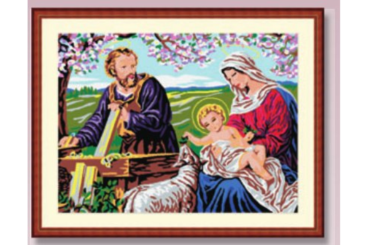 Quadro Mezzo Punto - La Sacra Famiglia Quadro Mezzo Punto - La Sacra Famiglia