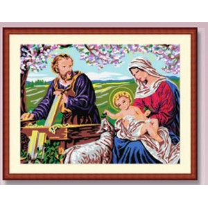 Needlework Canvas - The Holy Family