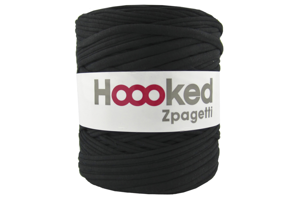 Hooked Zpagetti Yarn - Black Hooked Zpagetti Yarn - Black