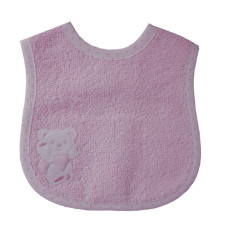 Bavaglino Pappa Piccolo in Spugna - Orsetto Rosa Bavaglino Pappa Piccolo in Spugna - Orsetto Rosa