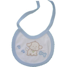 Light Blue Baby Bib - Little Dog Light Blue Baby Bib - Little Dog