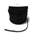 Elastic Braid for Sewing - Black Color - Size 4 mm Elastic Braid for Sewing - Black Color - Size 4 mm