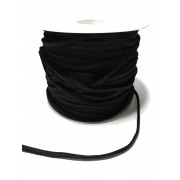 Trenza Elástica - Color Negro - Tamano  4 mm