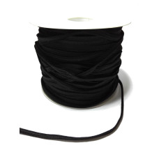 Elastic Braid for Sewing - Black Color - Size 4 mm Elastic Braid for Sewing - Black Color - Size 4 mm