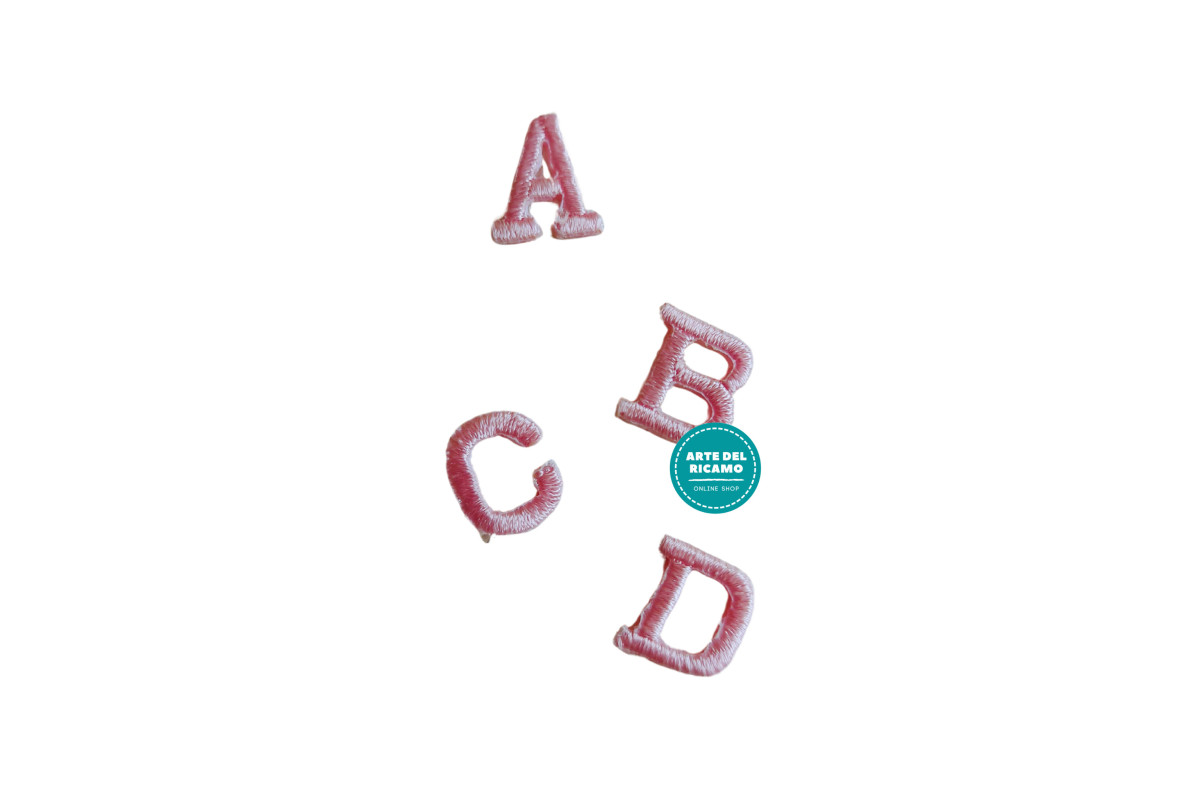 Lettere Termoadesive - Rosa Lettere Termoadesive - Rosa