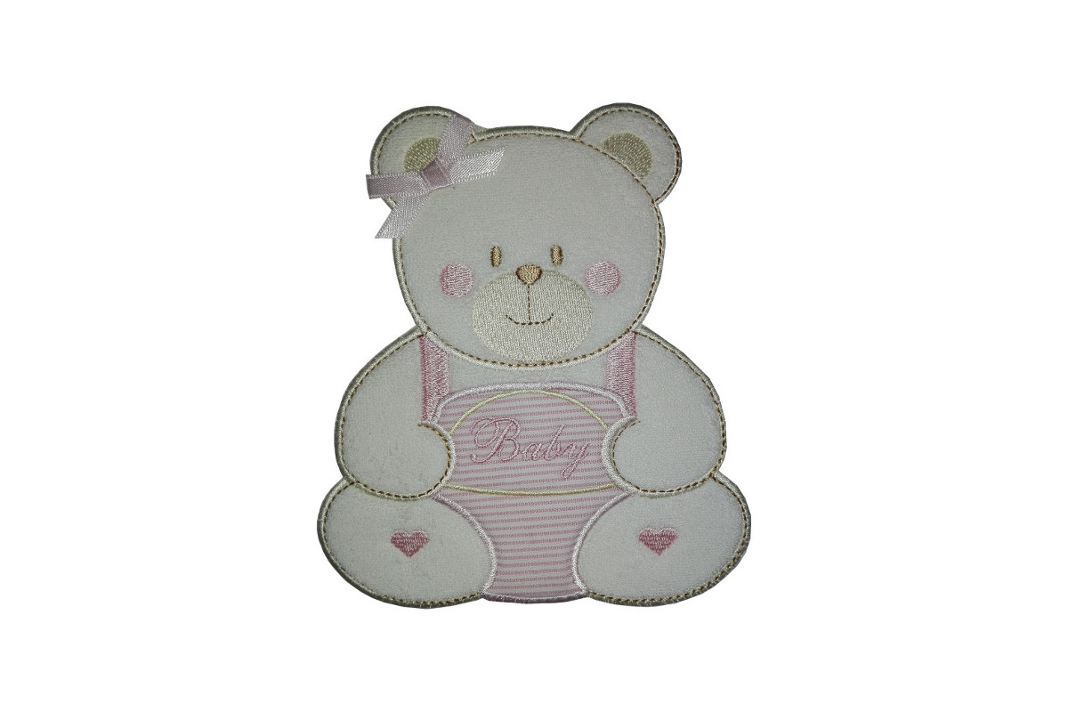 Disegni Termoadesivi - Orso Baby - Rosa Disegni Termoadesivi - Orso Baby - Rosa