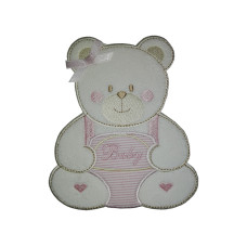Disegni Termoadesivi - Orso Baby - Rosa