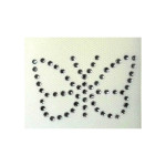 Aplicaciones Termoadhesivas Strass - Mariposa