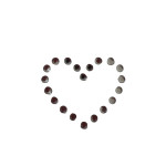 Aplicaciones Termoadhesivas Strass - Corazon