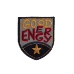 Disegni Termoadesivi - Scudo Good Energy - Colore Grigio e Blu Disegni Termoadesivi - Scudo Good Energy - Colore Grigio e Blu