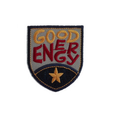 Disegni Termoadesivi - Scudo Good Energy - Colore Grigio e Blu Disegni Termoadesivi - Scudo Good Energy - Colore Grigio e Blu