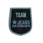 Disegni Termoadesivi - Scudo Team Jeans - Colore Blu e Celeste Disegni Termoadesivi - Scudo Team Jeans - Colore Blu e Celeste
