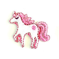 Disegni Termoadesivi - Unicorno Rosa