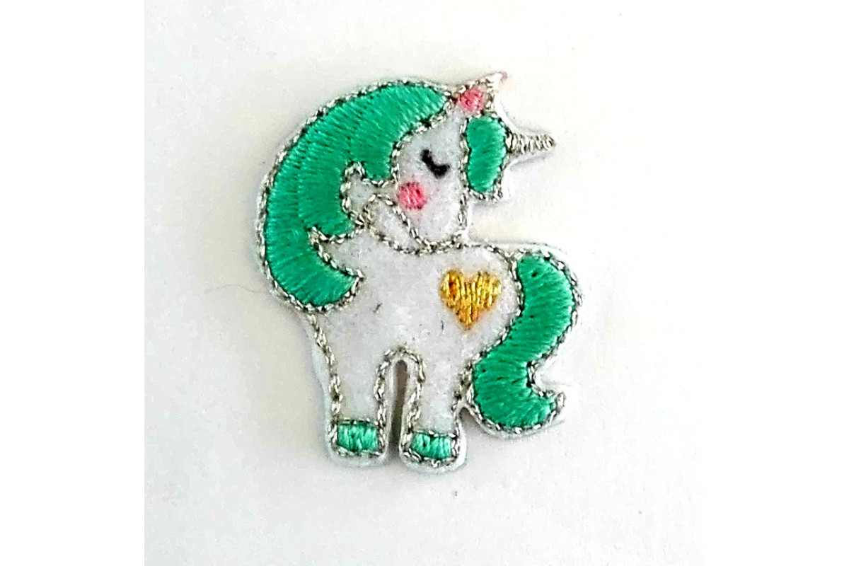 Disegni Termoadesivi - Unicorno Verde Acqua Disegni Termoadesivi - Unicorno Verde Acqua
