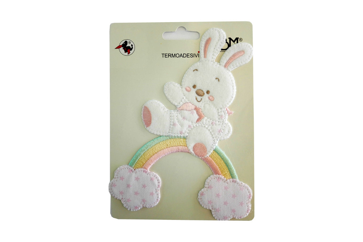 Disegni Termoadesivi - Orsetto Arcobaleno - Rosa Disegni Termoadesivi - Orsetto Arcobaleno - Rosa