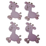 Iron-on Patch - Pink Giraffe