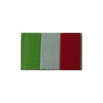 Applicazione Termoadesiva in Tessuto - Bandiera Italiana Applicazione Termoadesiva in Tessuto - Bandiera Italiana
