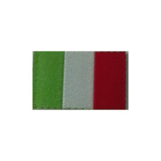 Applicazione Termoadesiva in Tessuto - Bandiera Italiana Applicazione Termoadesiva in Tessuto - Bandiera Italiana
