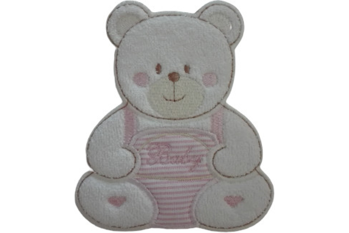 Disegni Termoadesivi - Orso Baby Piccolo - Rosa Disegni Termoadesivi - Orso Baby Piccolo - Rosa