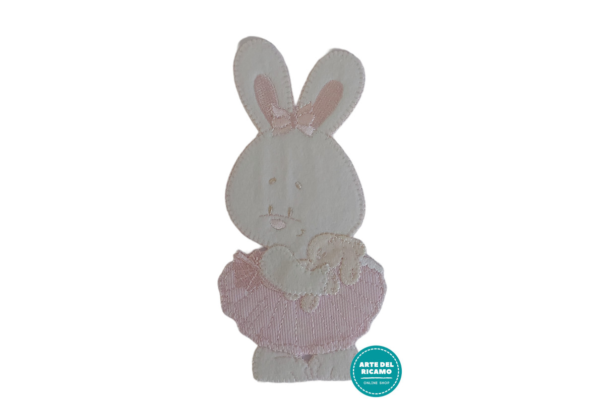 Disegni Termoadesivi - Coniglietto Baby Rosa