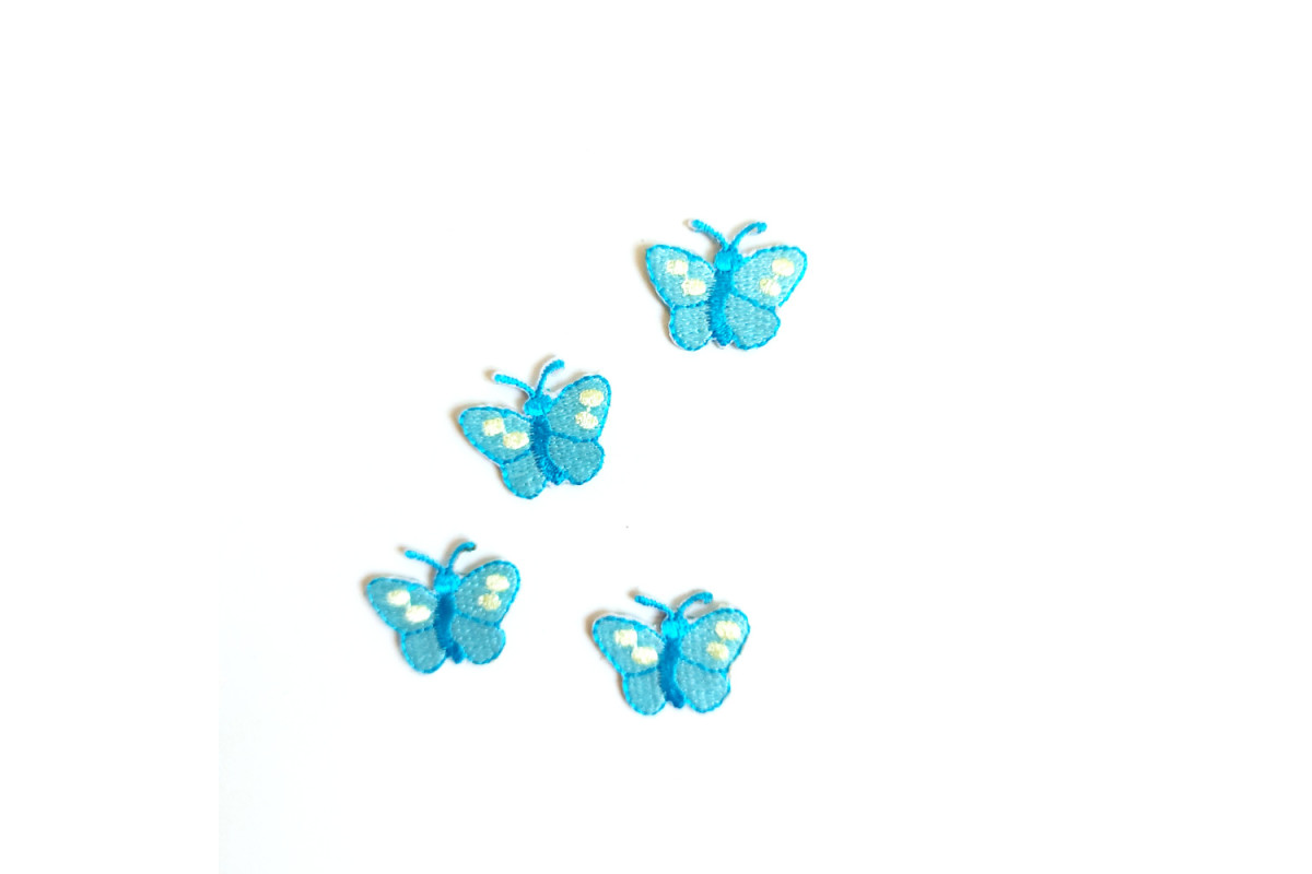 Applicazioni Termoadesive - Farfalle Turchese Applicazioni Termoadesive - Farfalle Turchese