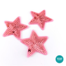 Paillettes Pink Star Patch Paillettes Pink Star Patch