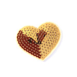 Disegni Termoadesivi con Paillettes - Cuore Oro Disegni Termoadesivi con Paillettes - Cuore Oro