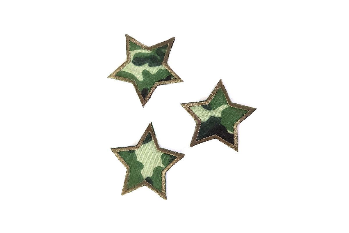 Stella Termoadesiva - Verde Militare