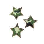 Stella Termoadesiva - Verde Militare Stella Termoadesiva - Verde Militare