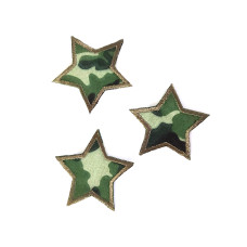 EstrellaTermo-adhesiva - Verde Militar EstrellaTermo-adhesiva - Verde Militar
