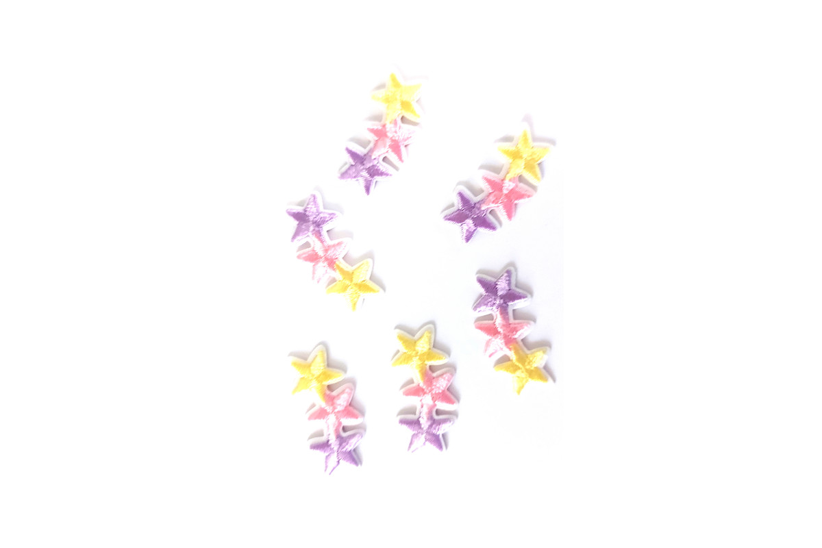Mini Estrellas Termo-adhesivas para Niña - Colores Surtidos Mini Estrellas Termo-adhesivas para Niña - Colores Surtidos