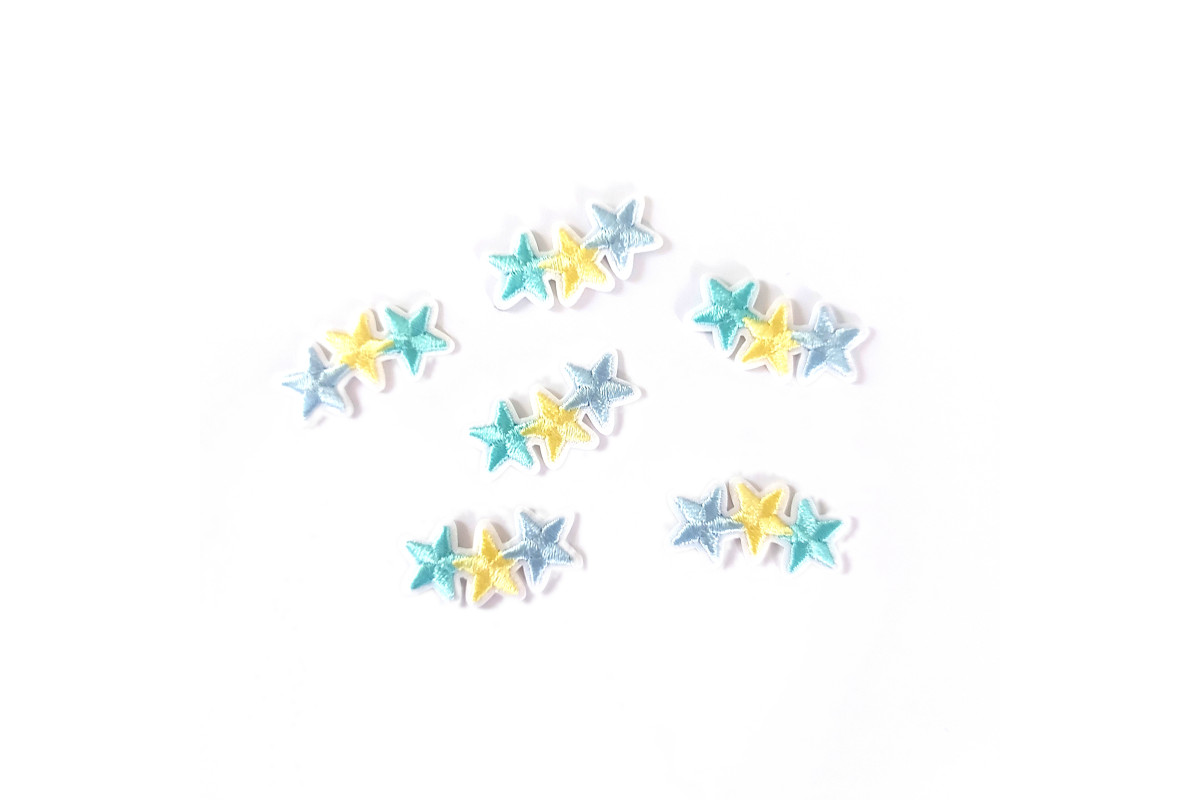 Mini Estrellas Termo-adhesivas para Niño - Colores Surtidos Mini Estrellas Termo-adhesivas para Niño - Colores Surtidos