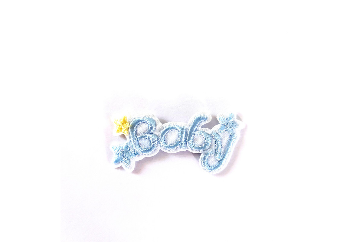 Applicazione Termoadesiva - Baby Celeste