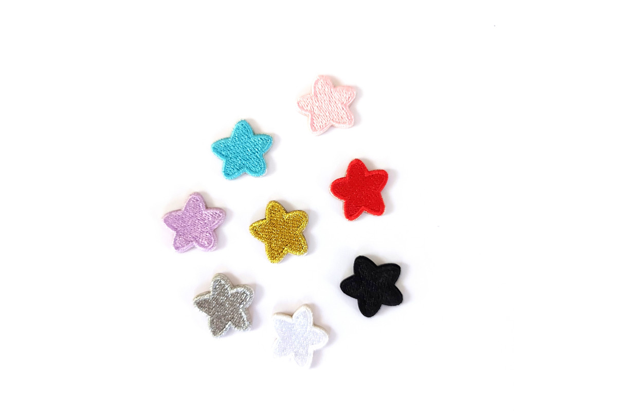 Pegatinas Termoadhesivas - Estrellas Pequeñas de Colores Surtidos