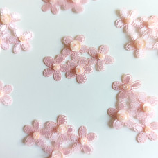 Disegni Termoadesivi - Fiori Rosa con Strass Disegni Termoadesivi - Fiori Rosa con Strass