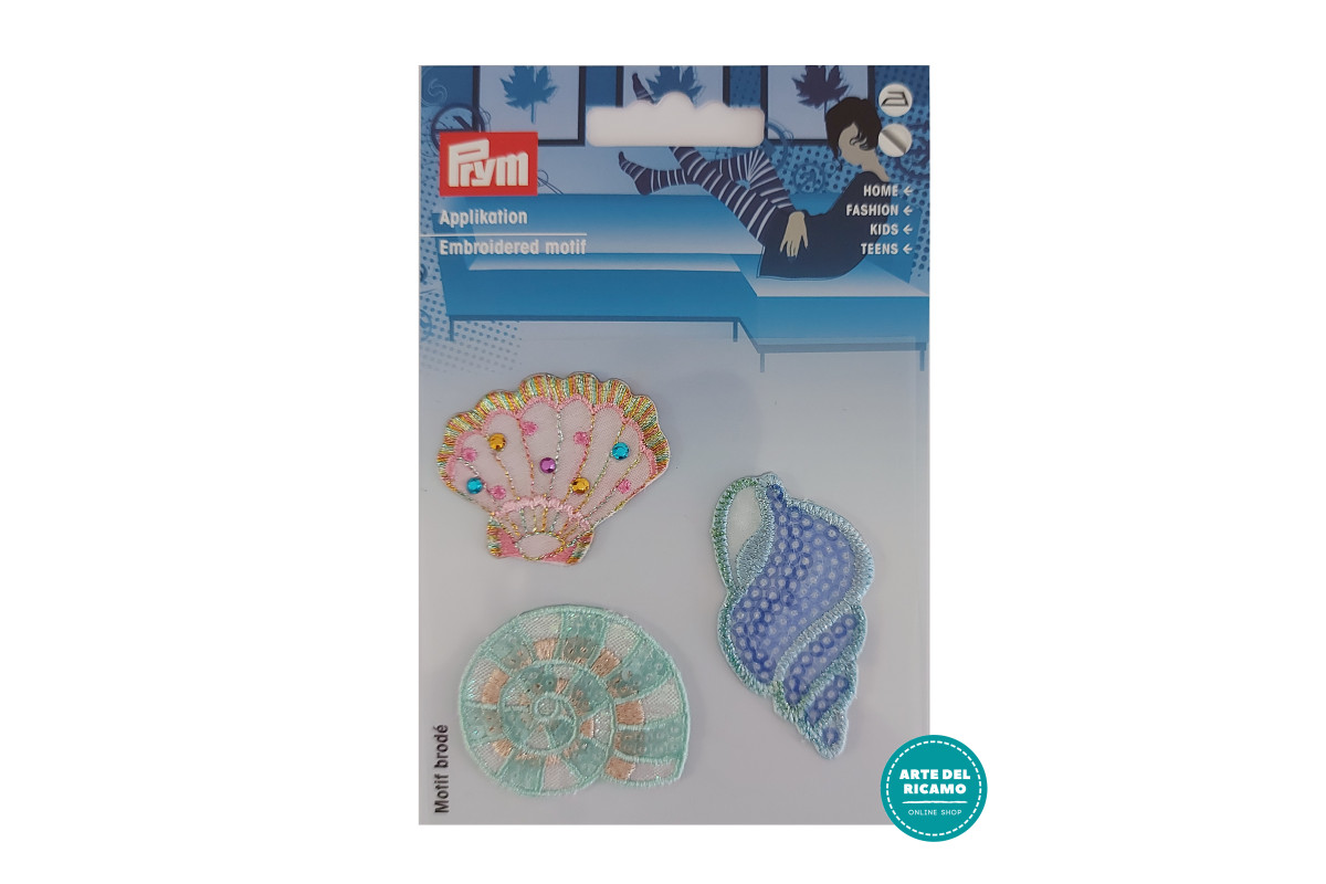 Iron-on Patch Embroidery Motifs - Shells Iron-on Patch Embroidery Motifs - Shells