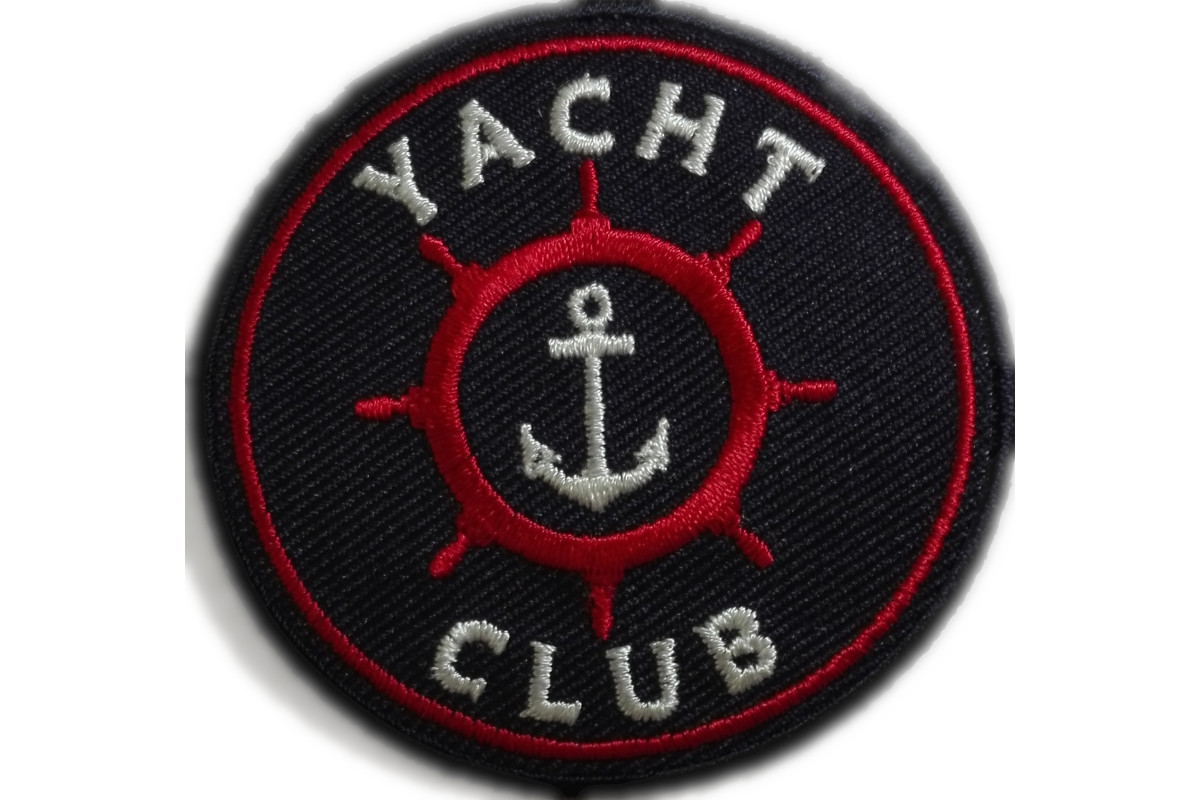 Applicazione Termoadesiva Rotonda - Yacht Club Applicazione Termoadesiva Rotonda - Yacht Club