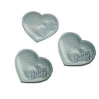 Marbet - Applicazioni Termoadesive - Cuore Celeste Baby Marbet - Applicazioni Termoadesive - Cuore Celeste Baby