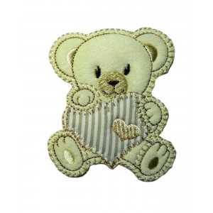 Fiocco Nascita - Pois Baby Bear - Rosa da Filet - Per i bimbi - Ricamabili  Punto Croce - Casa Cenina