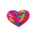 Disegni Termoadesivi con Paillettes - Cuore Disegni Termoadesivi con Paillettes - Cuore