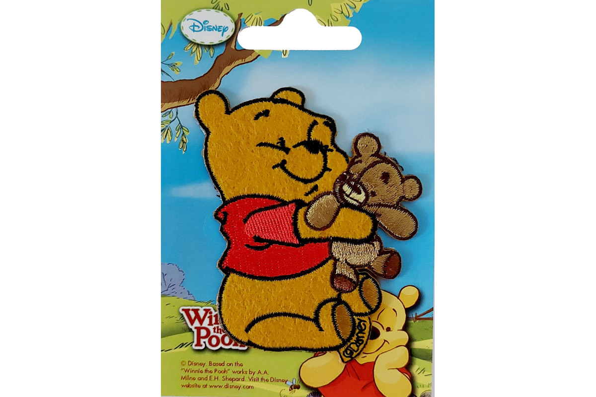 ApplicazioneTermoadesiva - Winnie the Pooh con Orsetto ApplicazioneTermoadesiva - Winnie the Pooh con Orsetto