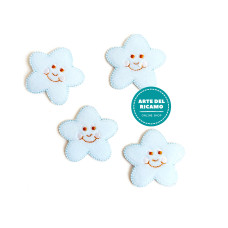 Marbet Iron-on Patch - Light Blue Star Marbet Iron-on Patch - Light Blue Star