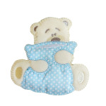 Marbet - Applicazioni Termoadesive - Orso con Cuscino Azzurro Marbet - Applicazioni Termoadesive - Orso con Cuscino Azzurro