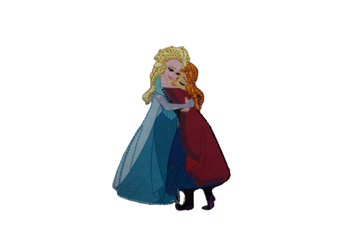 Marbet Iron-on Patch - Frozen Elsa and Anna Marbet Iron-on Patch - Frozen Elsa and Anna