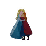 Marbet - Pegatina Termoadhesiva - Frozen Elsa y Ana Marbet - Pegatina Termoadhesiva - Frozen Elsa y Ana