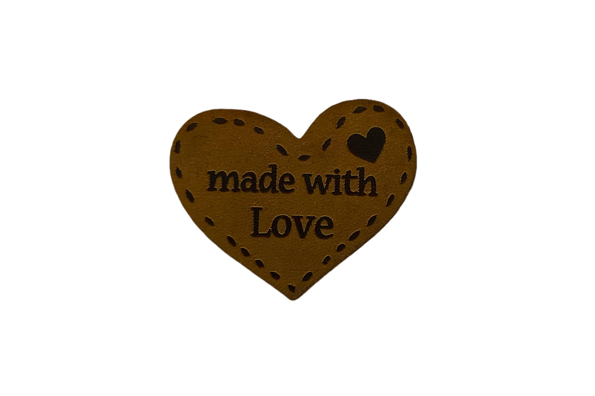 Marbet Iron-on Patch - Made with Love Marbet Iron-on Patch - Made with Love