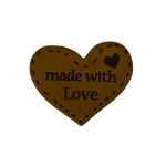 Marbet - Pegatina Termoadhesiva - Made with Love Marbet - Pegatina Termoadhesiva - Made with Love